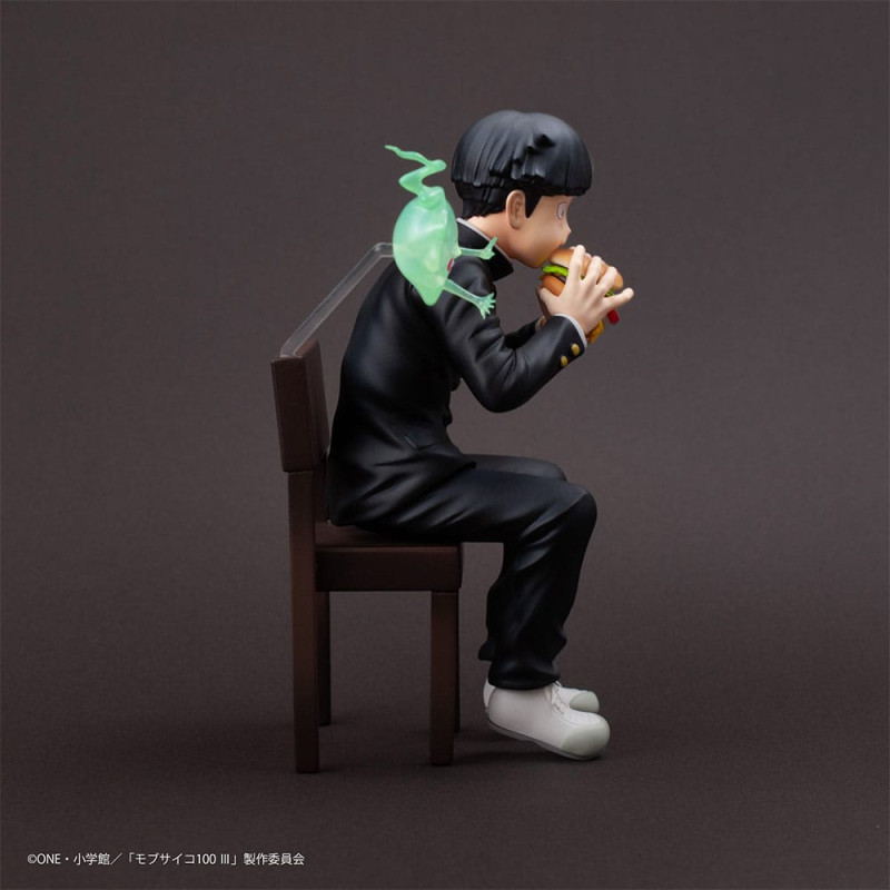 Mob Psycho 100 III x Bunbougu Cafe 2022 PVC Statue Shigeo Kageyama & Ekubo 13 cm 3