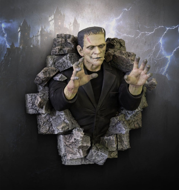 Frankenstein Wall Mount 1/1 Boris Karloff as Frankenstein's Monster 94 x 94 cm 4