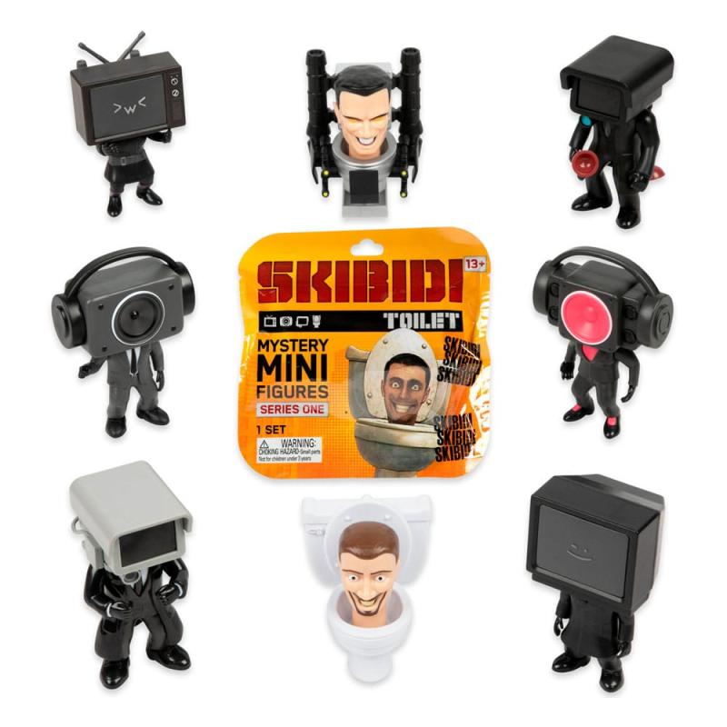 Skibidi Toilet Minifigures 6 cm Series 1 Display (24) 4