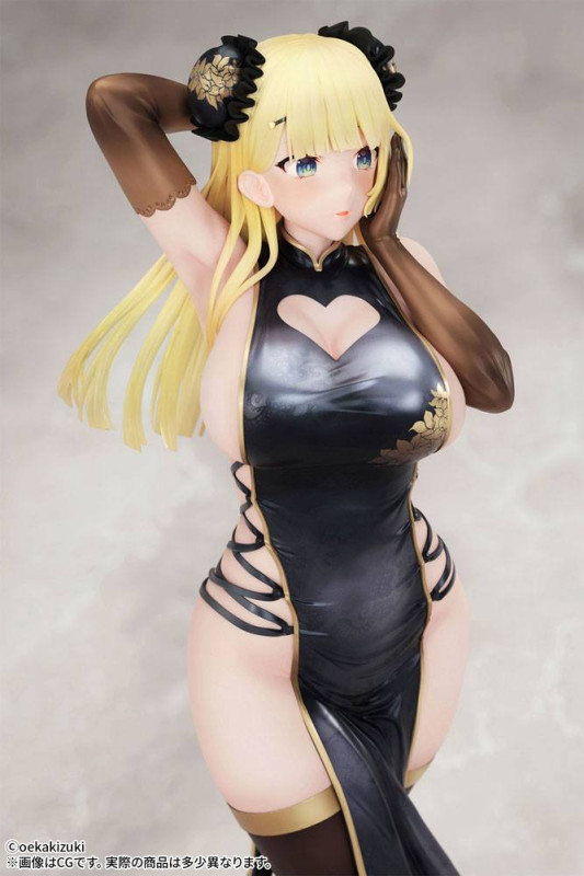 Original Character Statue 1/7 China Girl Black Ver. Illustrated by Oekakizuki 20 cm 1