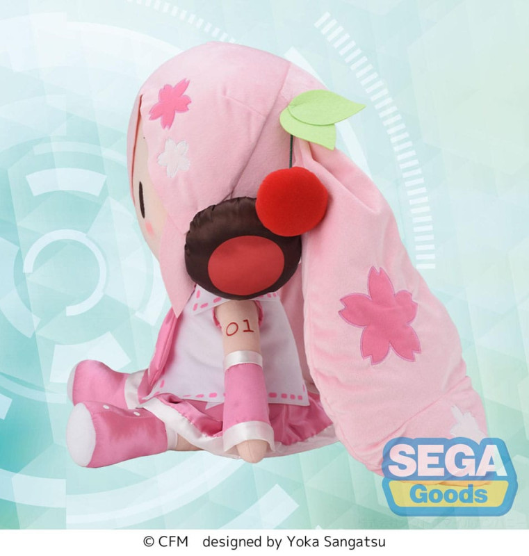Character Vocal Series 01: Hatsune Miku Fuwa Petit Plush Figure Sakura Miku Dodeka Jumbo 50 cm 1