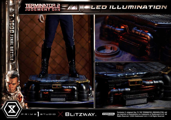 Terminator 2 Museum Masterline Series Statue 1/3 T-1000 Final Battle Deluxe Version 73 cm 11