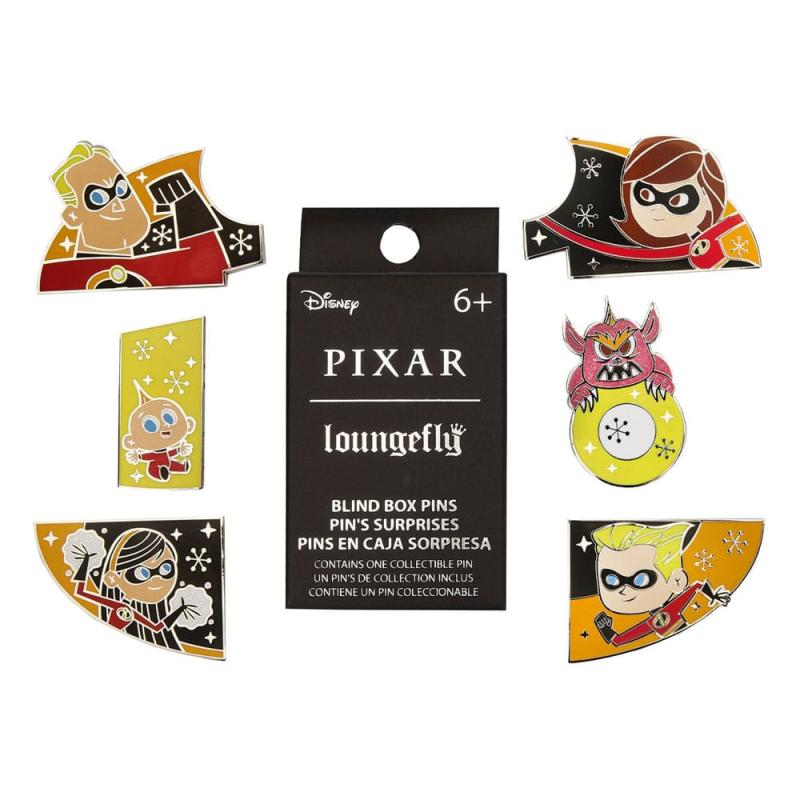 Disney Pixar Loungefly POP! Enamel Pins Incredibles 3 cm Assortment (12) 2