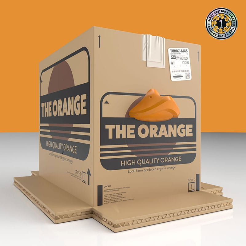 Metal Gear Solid Tubbz PVC Figure The Orange Box Boxed Edition 10 cm 2