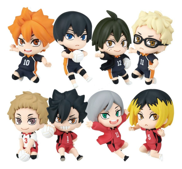 Haikyu!! Twinchees Dangler Mini Figures Defofig! 5 cm Blind Pack Display (24)