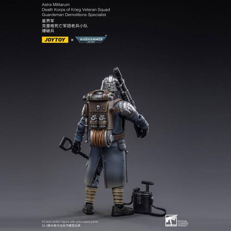 Warhammer 40k Action Figure 1/18 Death Korps of Krieg Veteran Squad Guardsman Demolitions Specialist