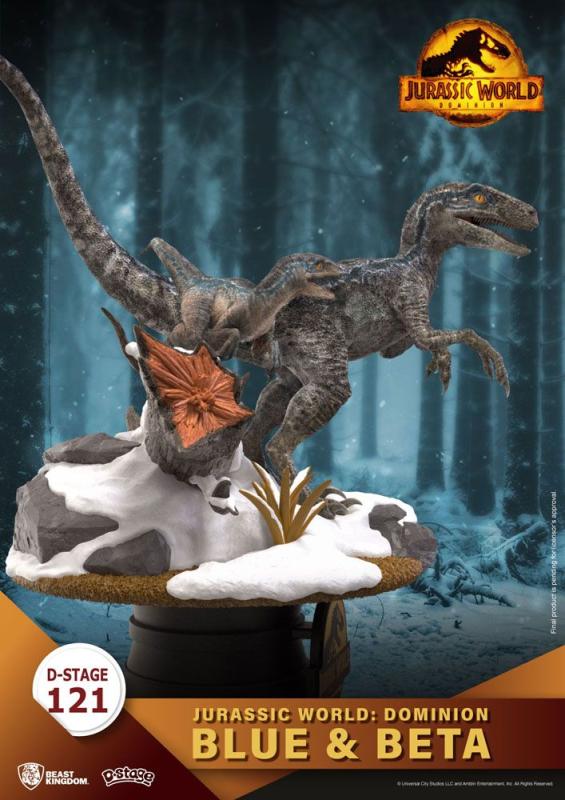 Jurassic World: Dominion D-Stage PVC Diorama Blue & Beta 13 cm reproduction 2