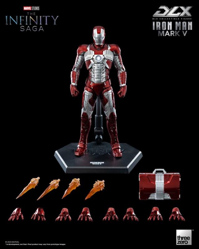 Infinity Saga DLX Action Figure 1/12 Iron Man Mark 5 17 cm 1