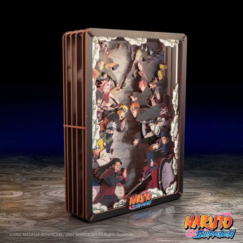Naruto Model Kit Wooden Theatre Combat (Large) 26 cm 6