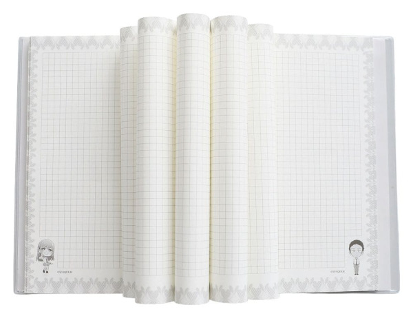 My Dress-Up Darling Softcover Notebook Checkered DIN A5 Holographic 2