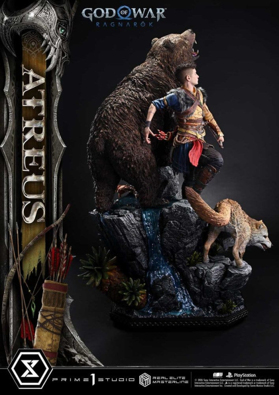 God of War: Ragnarok Real Elite Masterline Statue 1/3 Atreus DX Bonus Version 96 cm 5