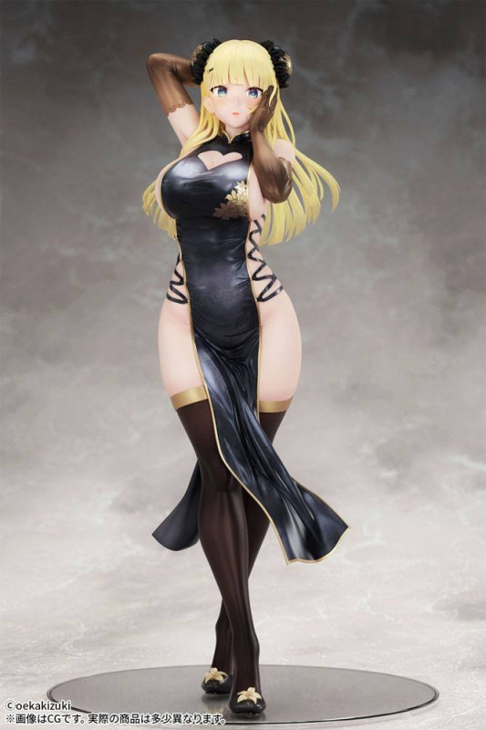 Original Character Statue 1/7 China Girl Black Ver. Illustrated by Oekakizuki 20 cm 8