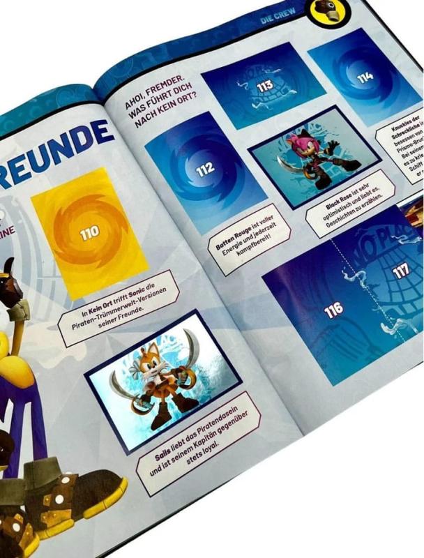 Sonic Prime Sticker Collection Album *German Version*