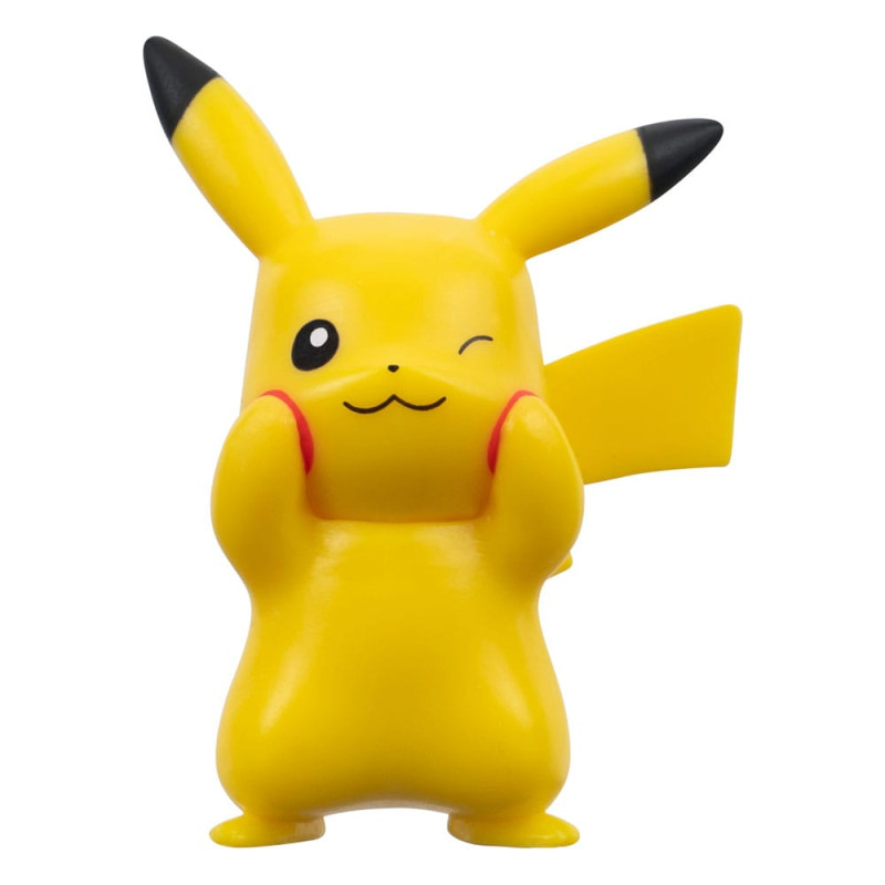 Pokémon Battle Figure Set 3-Pack Pikachu #8, Perrserker, Hawlucha 5 cm 4