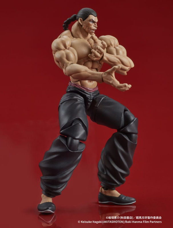 Baki Hanma Digaction Action Figure Retsu Kaioh 7 cm 7