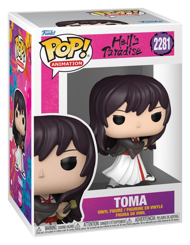 Hell's Paradise: Jigokuraku POP! Animation Vinyl Figure Toma 9 cm 1