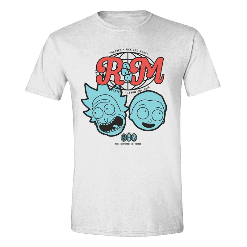 Rick & Morty T-Shirt Forever The Universe Is Yours Size S