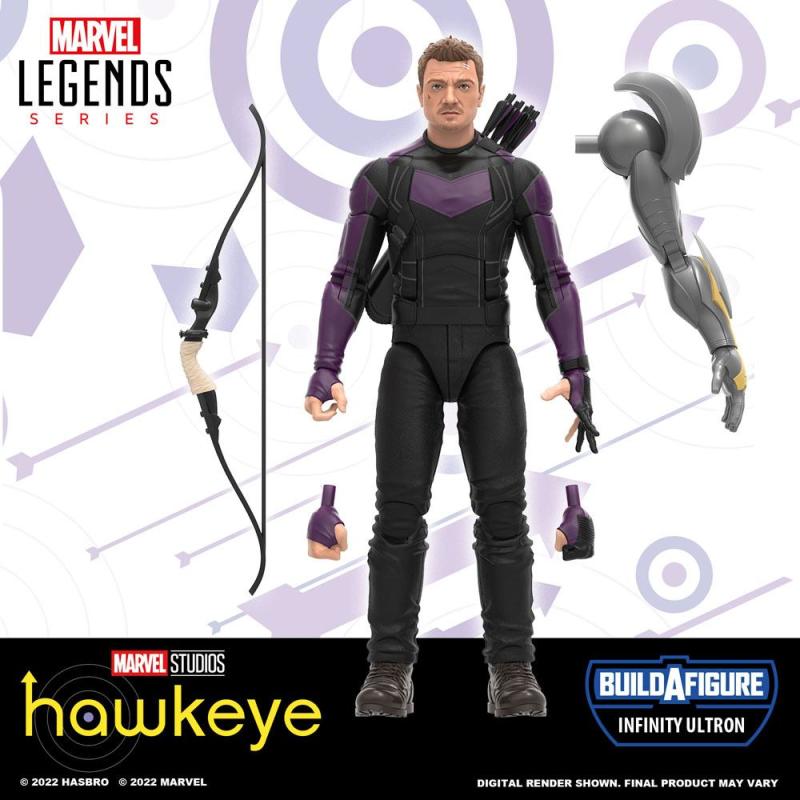 Hawkeye Marvel Legends Series Action Figure 2022 Infinity Ultron BAF: Marvel's Hawkeye 15 cm