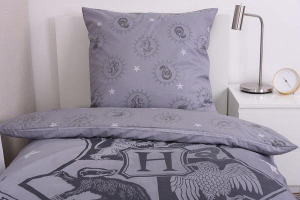 Harry Potter Duvet Set Grey 135 x 200 cm / 80 x 80 cm 4