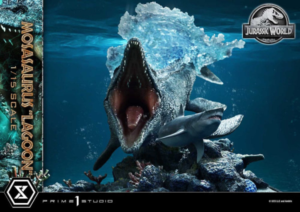 Jurassic World Legacy Museum Collection Statue 1/15 Mosasaurus "Lagoon" Bonus Version 57 cm 5