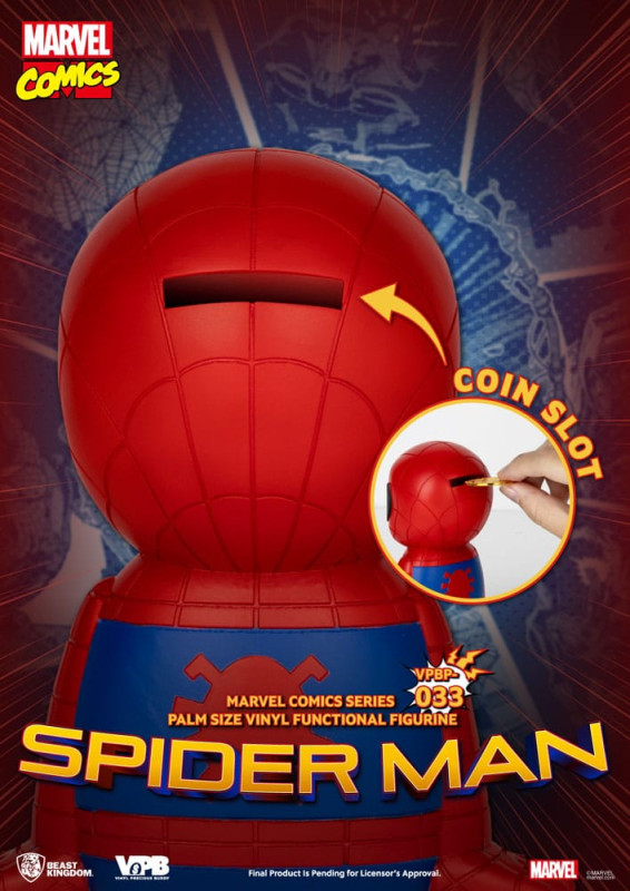 Classic Marvel Comics Piggy Vinyl Bank Spiderman 12 cm 6