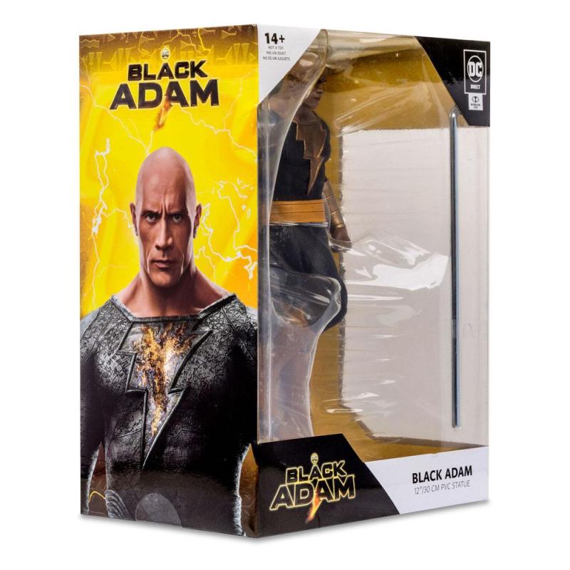 DC Black Adam: Black Adam by Jim Lee 30 cm Movie Posed PVC Statue - McFarlane Toys