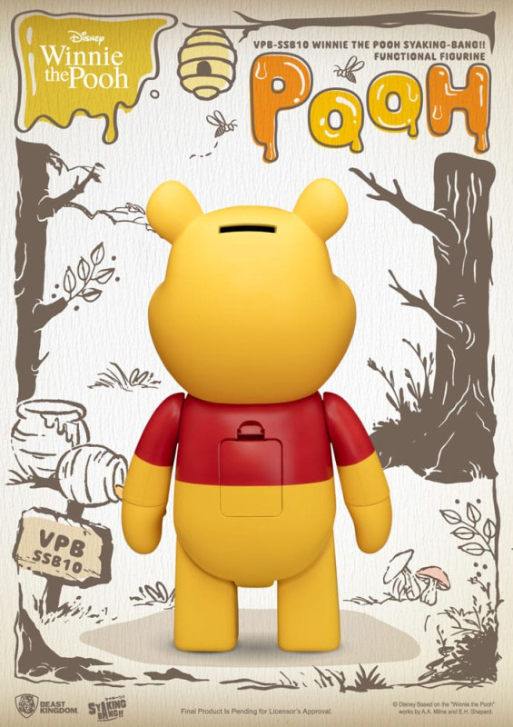 Winnie the Pooh Syaking Bang action figure piggy bank Winnie the Pooh 31 cm 3