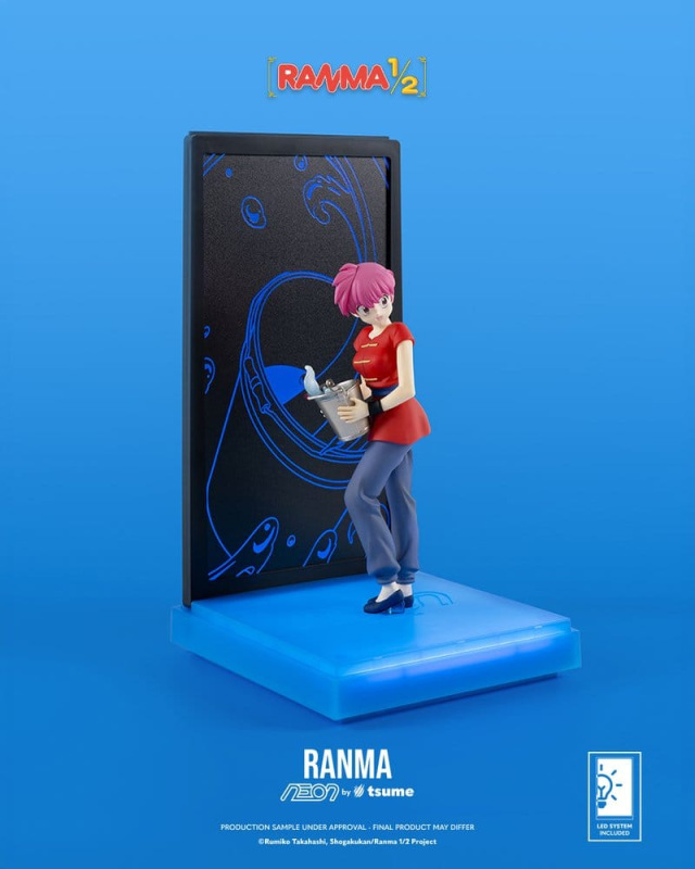 Ranma Neon Figure 1/9 Ranma Saotome Girl 20 cm 5