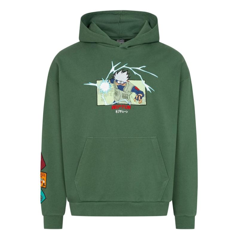 Naruto Shippuden Hooded Sweater Graphic Green