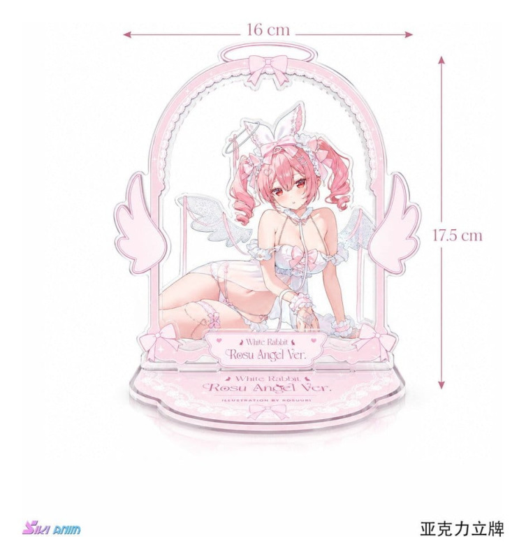 Original Character PVC Figure 1/4 White Rabbit Rosu Angel Ver. Illustrated by Rosuuri Bonus Edition 9