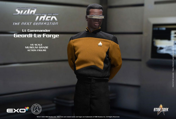 Star Trek: The Next Generation Action Figure 1/6 Lt. Commander Geordi La Forge (Essentials Version) 1