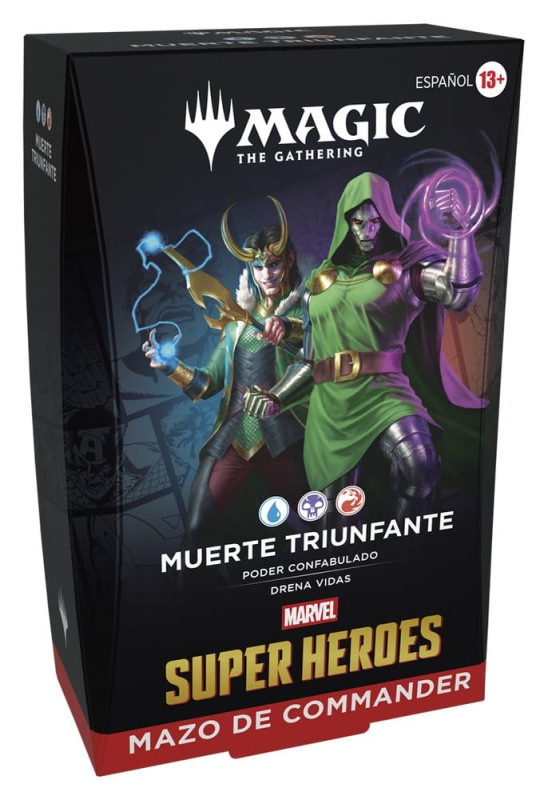 Magic the Gathering Marvel Super Heroes Commander Decks Case (4) spanish 10