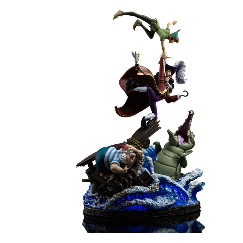 Disney Deluxe Art Scale Statue 1/10 Peter Pan vs. Hook 42 cm 2