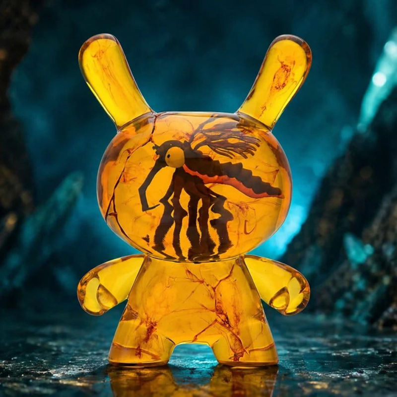 Dunny Art Toy Resin Figure Amber 20 cm 3
