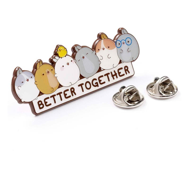 Molang Pin Badge Better Together 1
