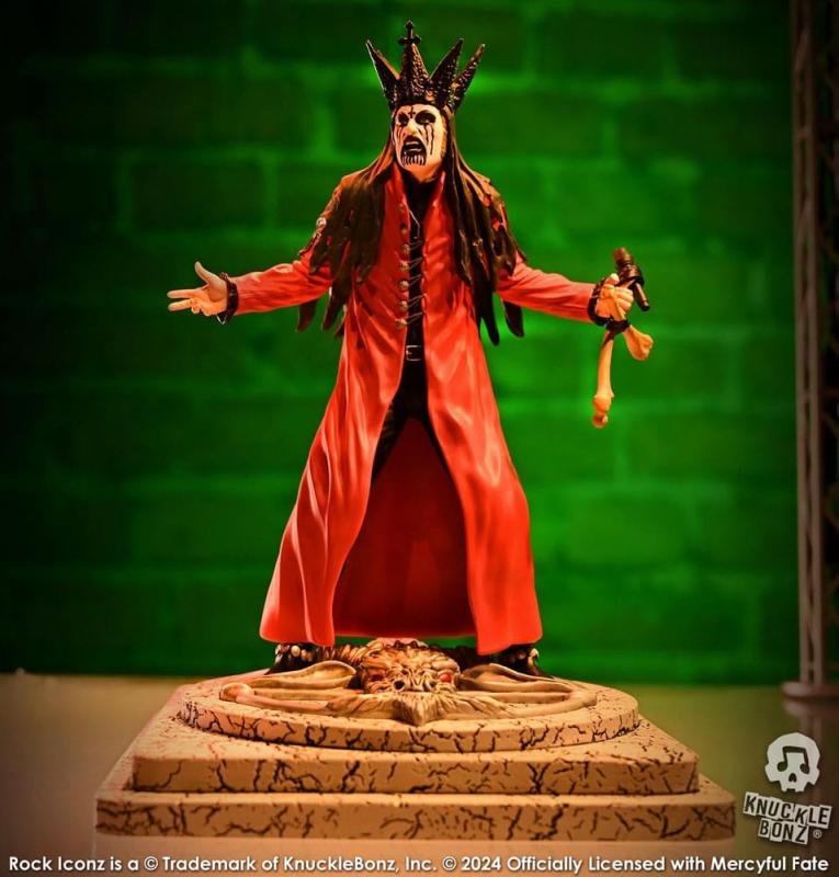 Mercyful Fate Rock Iconz Statue King Diamond III (Red Version) 22 cm