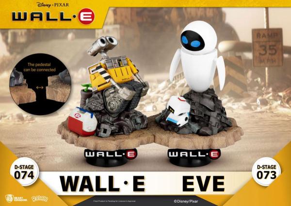 Wall-E D-Stage PVC Diorama Wall-E 14 cm