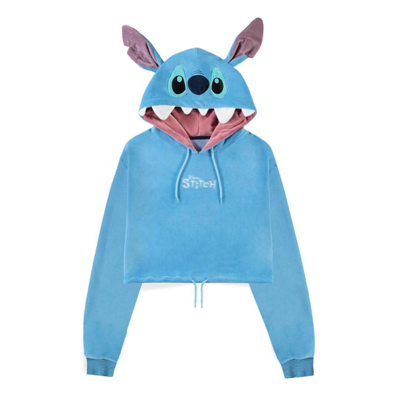 Lilo & Stitch Cropped Hooded Sweater StitchSize XXL