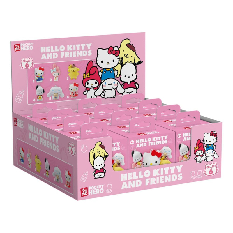 Sanrio Pocket Hero Keychain Hello Kitty and Friends Series 1 Blind Box Display (12) 5