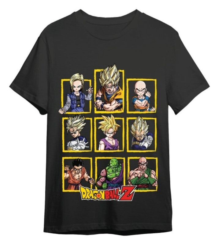 Dragon Ball Z T-Shirt Characters Black Size XXL 1