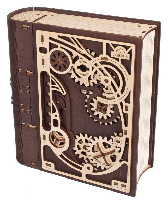 Ugears 3D Wooden Puzzle Book of Secrets 12