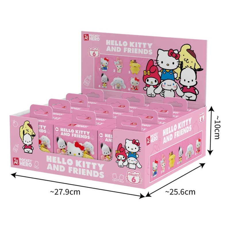 Sanrio Pocket Hero Keychain Hello Kitty and Friends Series 1 Blind Box Display (12) 9