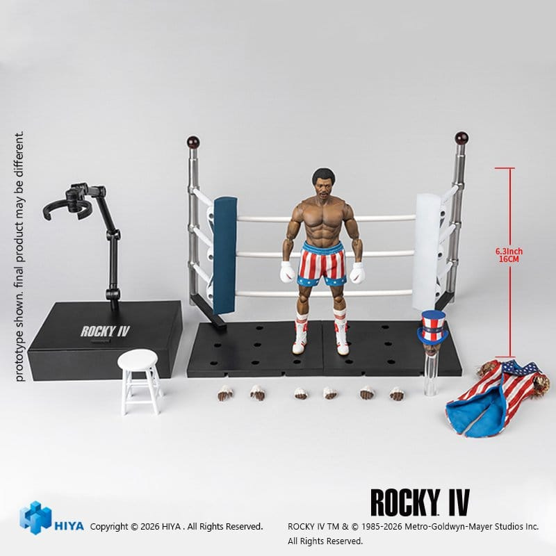 Rocky IV Exquisite Super Series Action Figure 1/12 Apollo 16 cm 1