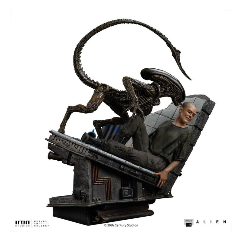 Alien 3 Art Scale Statue 1/10 Ellen Ripley and Dog Alien 23 cm