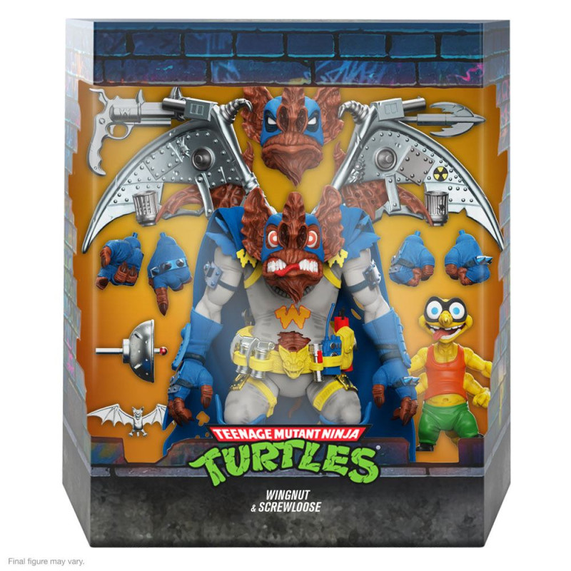 Teenage Mutant Ninja Turtles Ultimates Action Figure Wingnut & Screwloose 18 cm 4