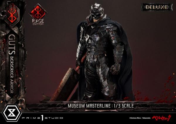 Berserk Museum Masterline Statue 1/3 Guts Berserker Armor Rage Edition Deluxe Bonus Version 121 cm