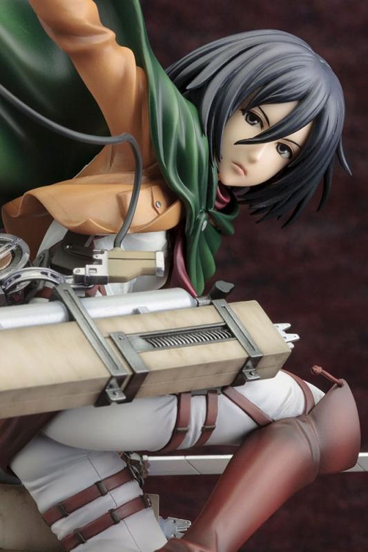 Attack on Titan ARTFXJ Statue 1/8 Mikasa Ackerman Renewal Package Ver. 35 cm