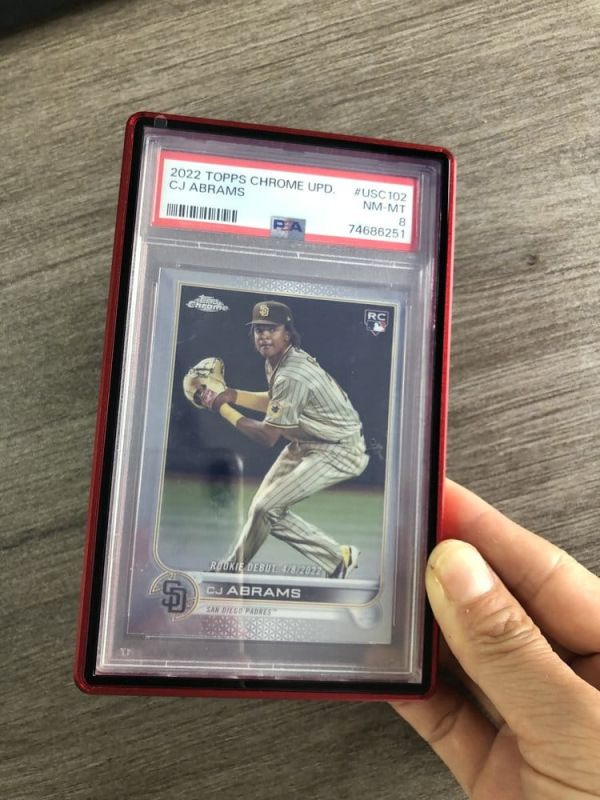 Slab Case Protectors for PSA Graded Cards Red 1