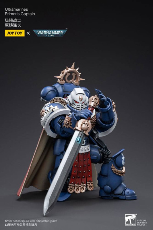 Warhammer 40k Action Figure 1/18 Ultramarines Primaris Captain 12 cm 3