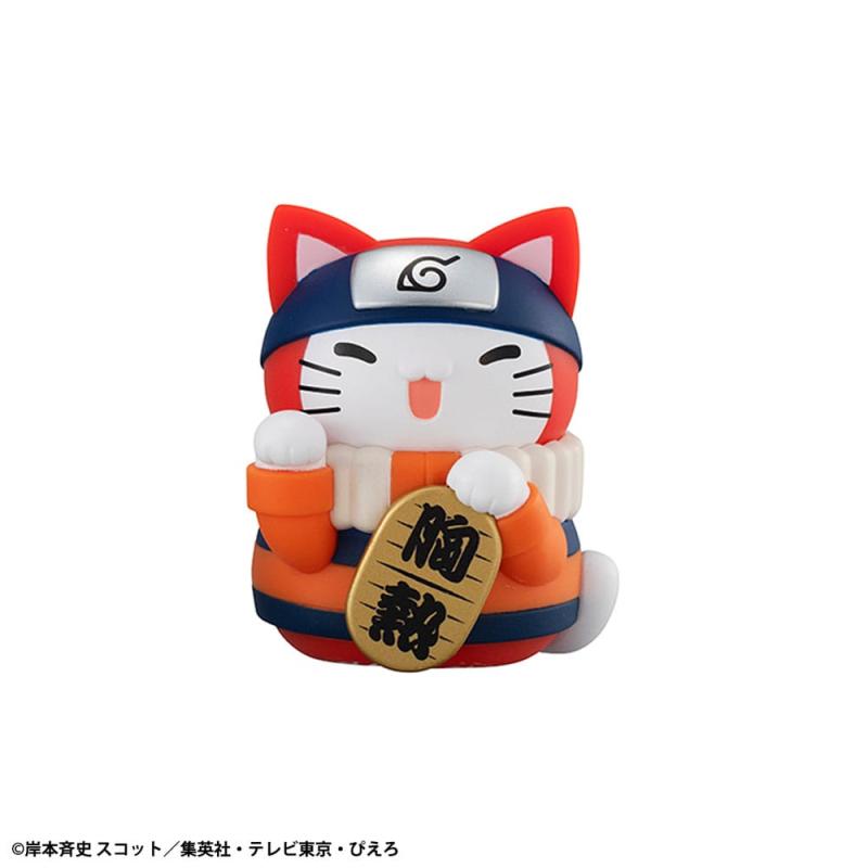 Naruto Shippuden Mega Cat Project Nyaruto! Trading Figures Fortune Cats Coloful 7 cm Assortment (6) 4